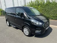 Used Ford Tourneo Custom Titanium 130 HP (95 kW) 2022 Black Van