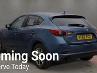 Begagnad Mazda 3 121 HK (88 kW) 2017 Blå Halvkombi