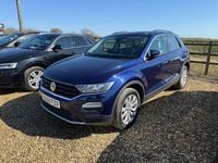 Used VW T-Roc SE 115 HP (84 kW) 2018 Blue SUV