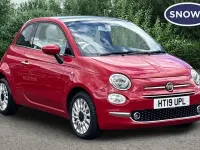 Used Fiat 500 Lounge 69 HP (50 kW) 2019 Red Hatchback