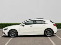 Used Mercedes A250 AMG line 224 HP (164 kW) 2019 White Hatchback
