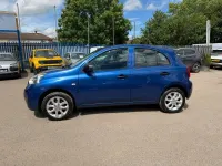 Used Nissan Micra 2016 Blue Hatchback