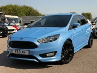 Used Ford Focus ST-Line 125 HP (91 kW) 2017 Blue Hatchback