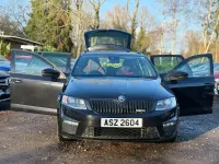 Used Skoda Octavia vRS 184 HP (135 kW) 2016 Black Hatchback