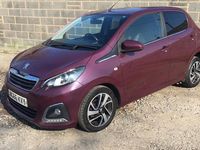 Used Peugeot 108 Allure 82 HP (60 kW) 2016 Mauve/purple Hatchback