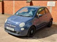 Used Fiat 500 S 85 HP (62 kW) 2011 Blue Hatchback