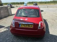 Used Fiat 500 69 HP (50 kW) 2013 Red Hatchback