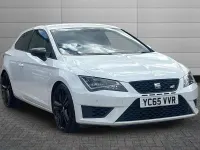 Used Seat Leon CUPRA 280 HP (205 kW) 2015 White Hatchback