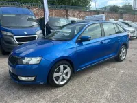 Usado Skoda Rapid SE 2017 Azul Citadino