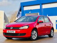 Used VW Golf VII Match 122 HP (89 kW) 2012 Red Hatchback