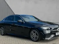 Used Mercedes C200 AMG line 204 HP (150 kW) 2025 Obsidian black metallic