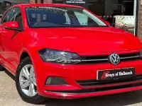 Used VW Polo SE 80 HP (58 kW) 2020 Red Hatchback