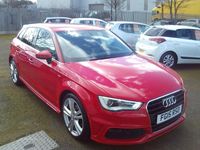 Used Audi A3 S-Line 2015 Red Hatchback