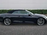Used Audi A5 Cabriolet S-Line 200 HP (147 kW) 2022 Black Cabriolet