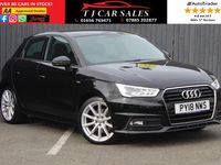 Used Audi A1 S-Line 116 HP (85 kW) 2018 Black Hatchback