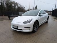 Used Tesla Model 3 Long Range AWD 72 kW (98 HP) 2021 White Sedan