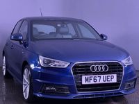 Used Audi A1 Sportback S-Line 125 HP (91 kW) 2017 Blue Hatchback