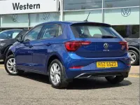 Used VW Polo Style 95 HP (69 kW) 2023 Blue Hatchback
