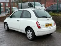 Used Nissan Micra Visia 78 HP (57 kW) 2009 White Hatchback