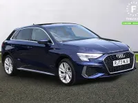 Used Audi A3 Sportback e-tron S-Line 2023 Blue Hatchback