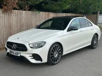 Used Mercedes E220 AMG line 2020 White Sedan