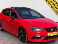 Used Seat Leon Black Edition 150 HP (110 kW) 2020 Red Hatchback
