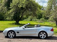 used Mercedes SL350 S-Class 3.7Automatic Tellur Silver Blue 74,000 Miles R230