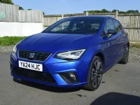Used Seat Ibiza XCELLENCE Lux 115 HP (84 kW) 2024 Blue Hatchback