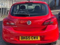 Used Vauxhall Corsa 70 HP (51 kW) 2015 Red Hatchback
