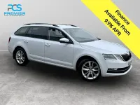 Used Skoda Octavia SE L 115 HP (84 kW) 2020 White Estate