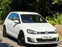 Used VW Golf VII GTD 184 HP (135 kW) 2017 White Hatchback