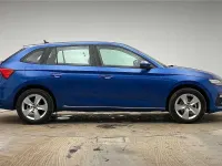 Used Skoda Scala SE 113 HP (83 kW) 2025 Race blue metallic Hatchback