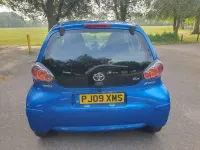 Gebraucht Toyota Aygo 2009 Blau Kleinwagen