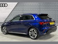 Begagnad Audi A3 S-Line 113 HK (83 kW) 2025 Blå Halvkombi
