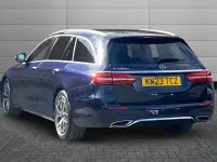 Used Mercedes E200 AMG Line Premium 200 HP (147 kW) 2023 Nautic blue Estate