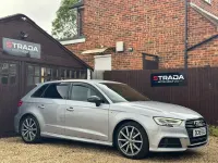Used Audi A3 Sportback Black Edition 150 HP (110 kW) 2018 Silver Hatchback