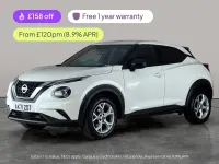 Used Nissan Juke N-Connecta 114 HP (83 kW) 2021 White SUV