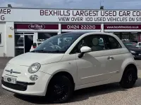 Used Fiat 500 Lounge 69 HP (50 kW) 2010 White Hatchback