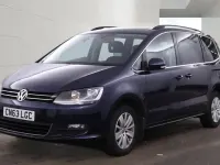 Used VW Sharan SE 140 HP (102 kW) 2013 Blue MPV