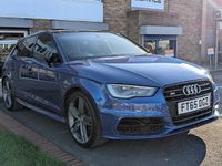 Used Audi S3 Sportback Design 300 HP (220 kW) 2016 Sepang blue Hatchback