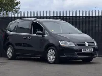 Used VW Sharan SE 184 HP (135 kW) 2017 Black MPV