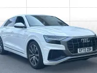 Used Audi Q8 S-Line 286 HP (210 kW) 2022 White SUV