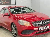 Used Mercedes A180 Executive 122 HP (89 kW) 2018 Red Hatchback