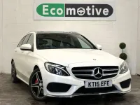 Used Mercedes C250 AMG Line Premium Plus 2015 White Estate