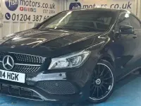 Used Mercedes CLA200 AMG line 156 HP (114 kW) 2018 Black Coupe