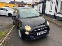 Used Fiat 500 Pop 69 HP (50 kW) 2009 Black Hatchback