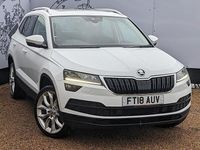 Used Skoda Karoq 150 HP (110 kW) 2018 White SUV