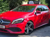 Used Mercedes A200 AMG Line Premium 134 HP (98 kW) 2016 Red Hatchback