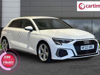 Used Audi A3 Sportback S-Line 150 HP (110 kW) 2022 White Hatchback