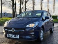 Used Vauxhall Corsa Design Edition 90 HP (66 kW) 2015 Blue Hatchback